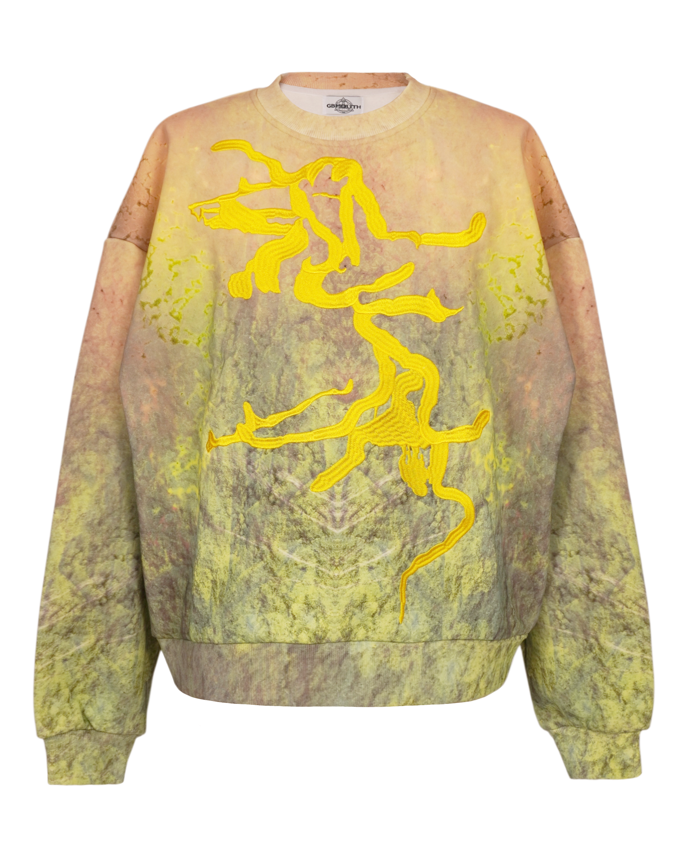 GB MOUTH Nature Camo "霧鷺" Cotton Fleece Sweat Shirt [Green]