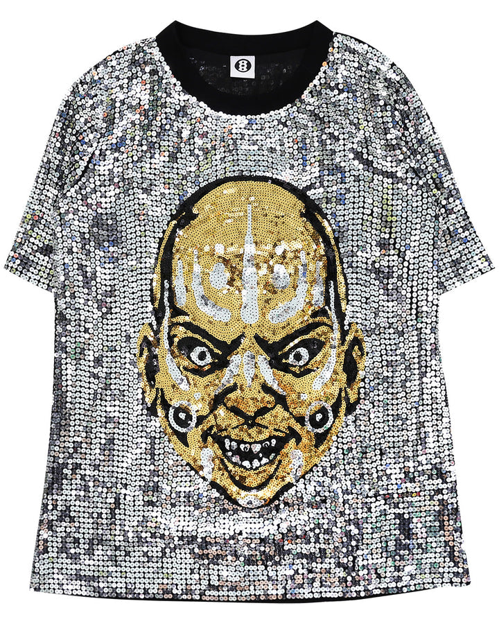 KIM LAUGHTON End Flower Sequin Top