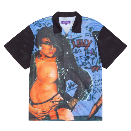 Fucking Awesome Paris Girls Mesh Club Shirt