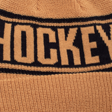 HOCKEY Stripe Beanie | Mustard