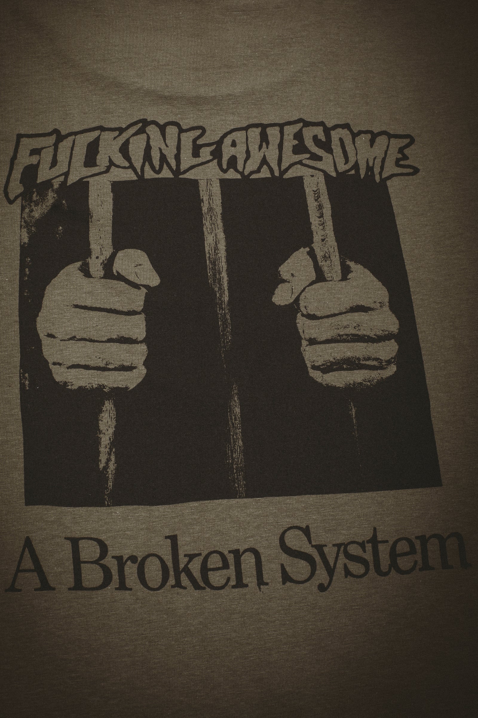 FA A Broken System Tee [Olive]