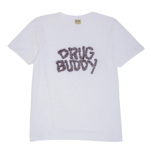 【FUCKING AWESOME】 DRUG BUDDY INSIDE OUT TEE WHITE Fucking Awesome Drug Buddy Tee [White] – Dropouts