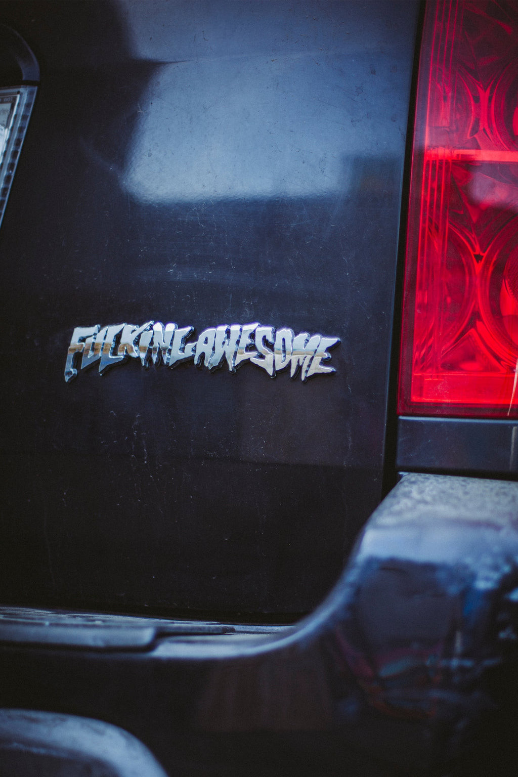 Fucking Awesome Stamp Logo Car Emblem
