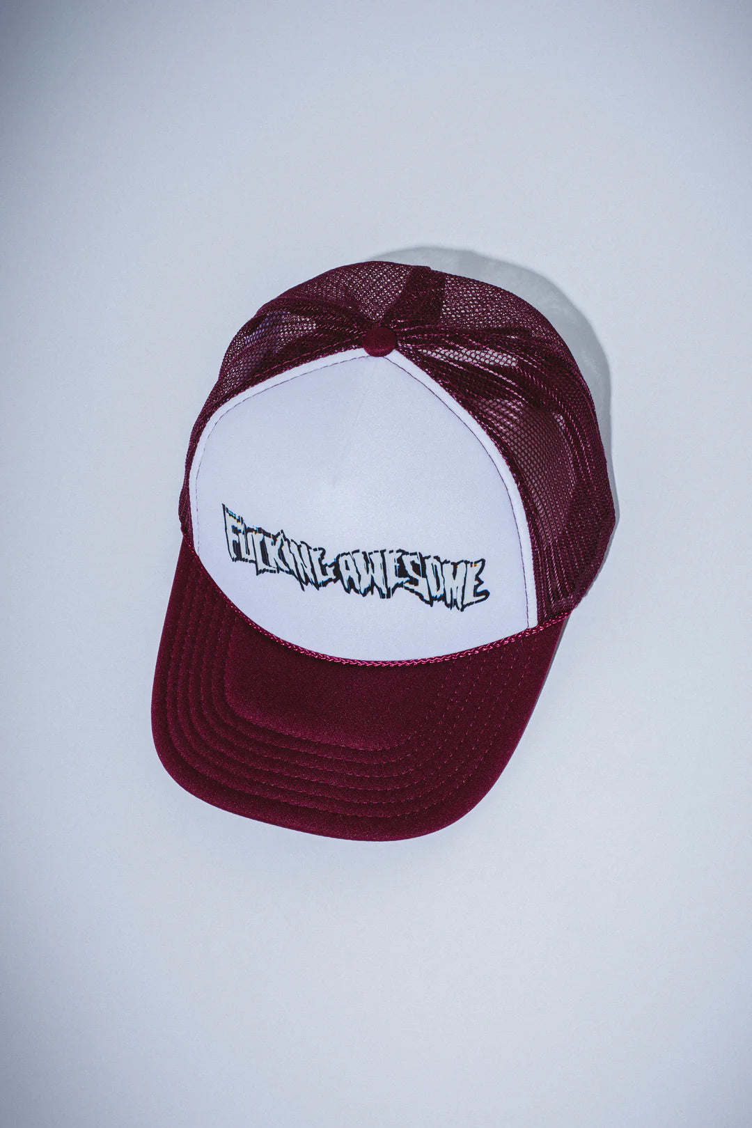 FA Scanner Warp Stamp Trucker Hat [Maroon]