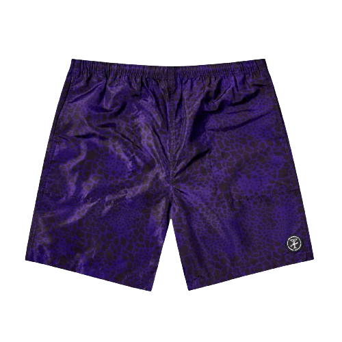 Alltimers Raffe Camo Shorts Purple