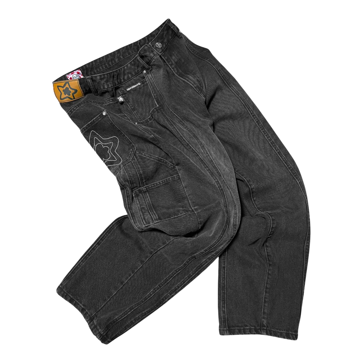 STAR TEAM Seam Jeans [Black]