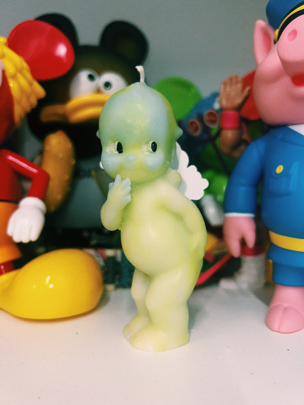 Hopeworld Kewpie Candle [Chartreuse]