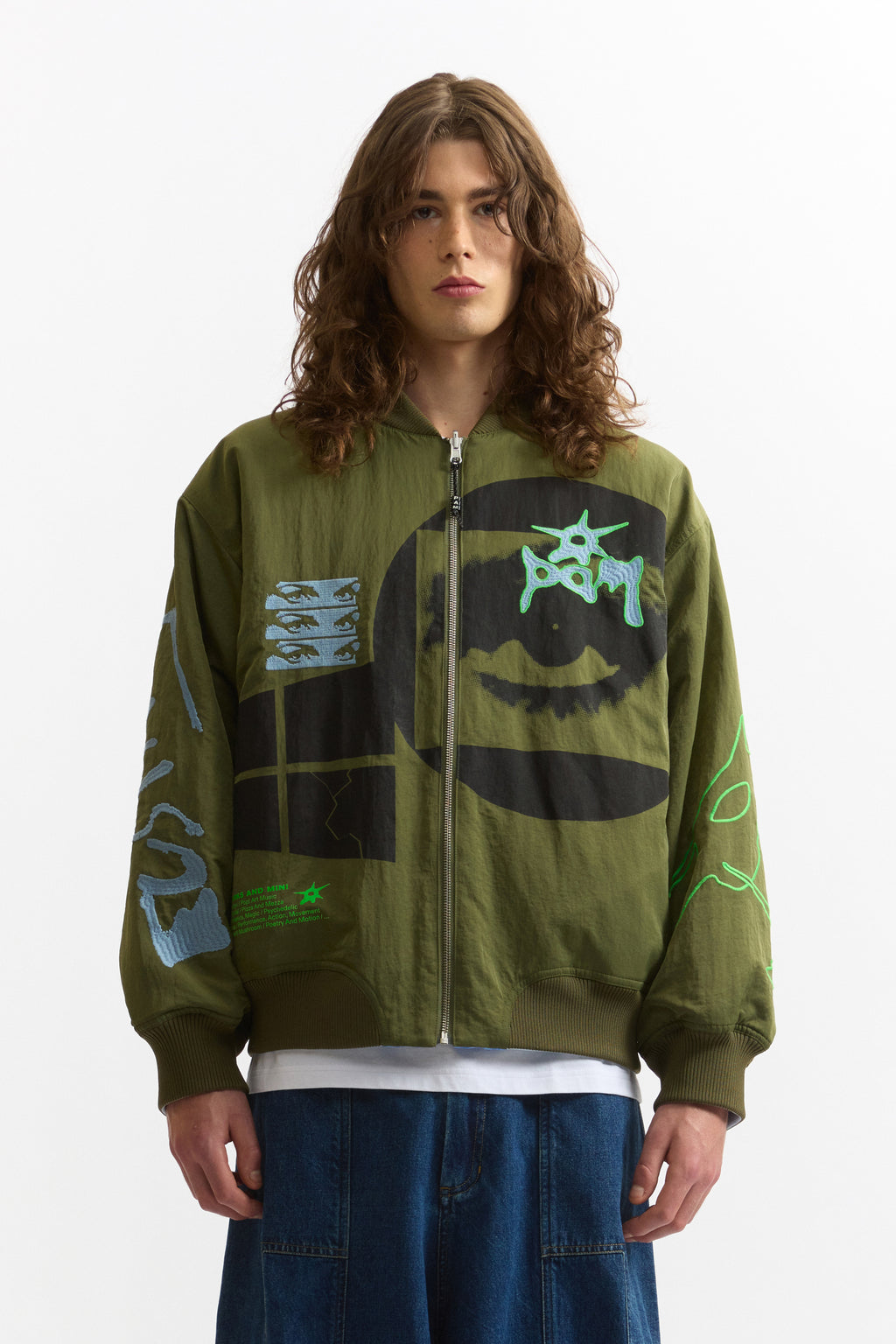 PAM SS26 THE EYES OF THE SOUL BOMBER JACKET