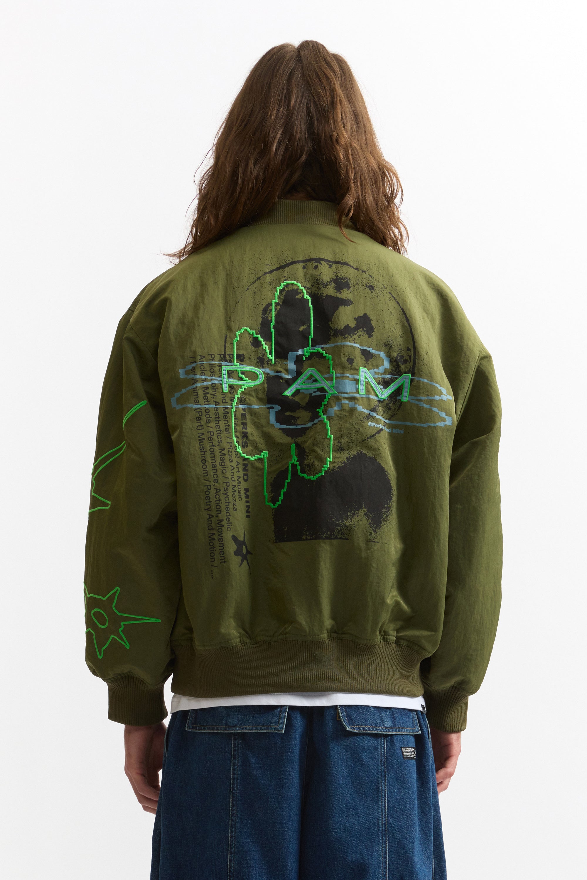 PAM SS26 THE EYES OF THE SOUL BOMBER JACKET