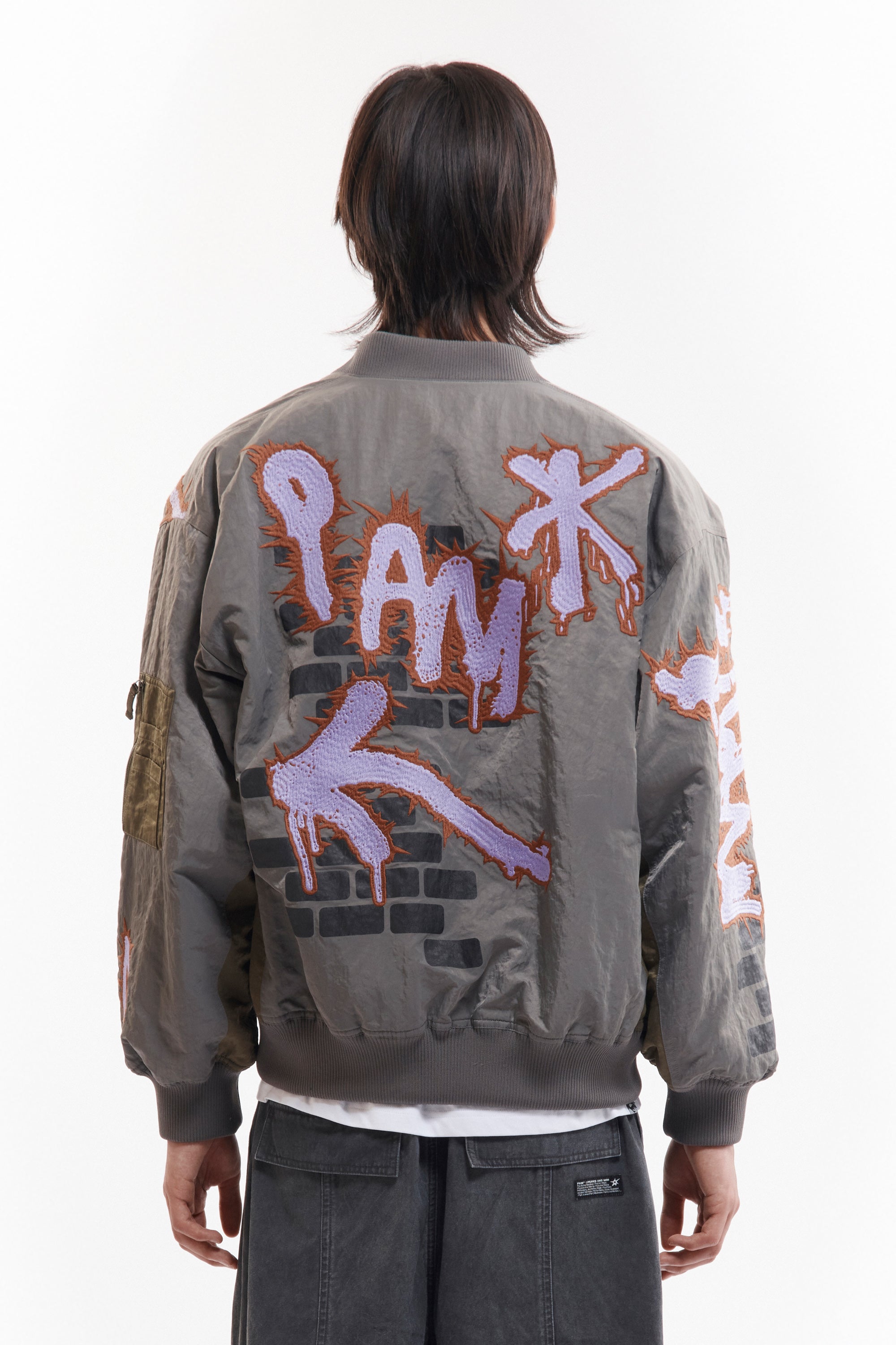 PAM AW26 ADORNED REVERSIBLE BOMBER JACKET