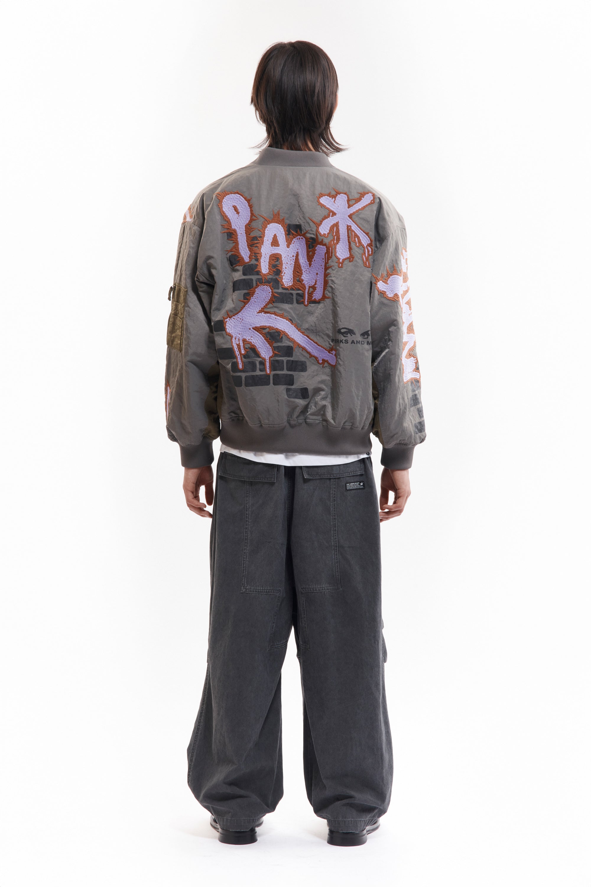 PAM AW26 ADORNED REVERSIBLE BOMBER JACKET