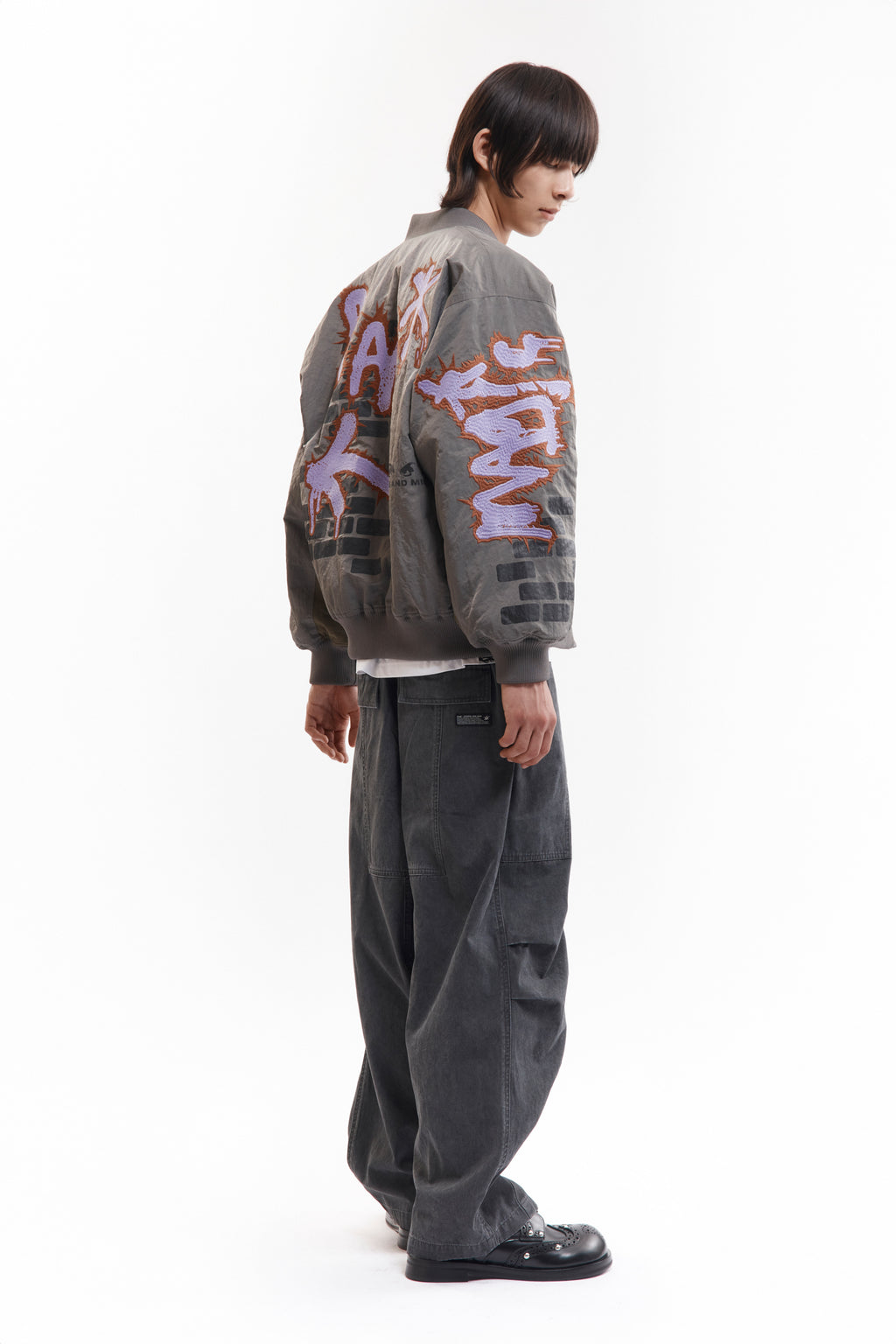 PAM AW26 ADORNED REVERSIBLE BOMBER JACKET
