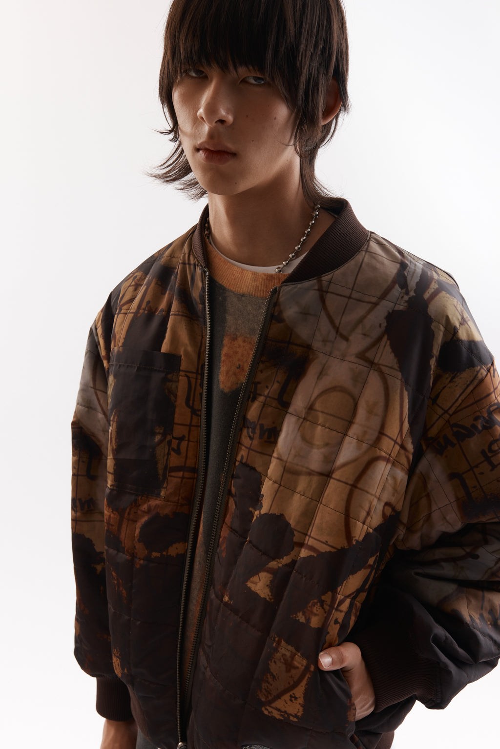 PAM AW26 ADORNED REVERSIBLE BOMBER JACKET