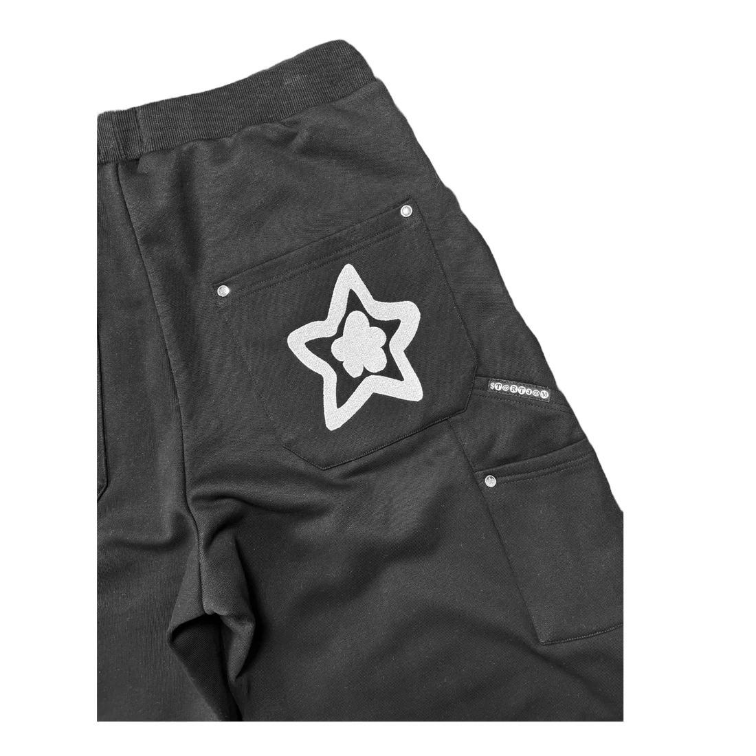 STAR TEAM Leopard Sweatpants [Black]