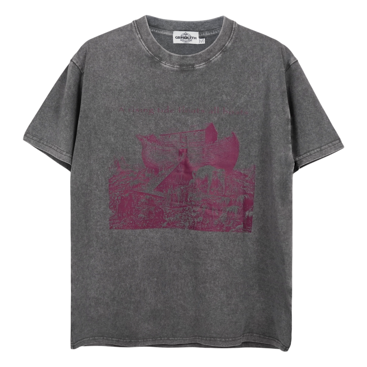 GB MOUTH "Noah's Ark" Washed T-Shirt