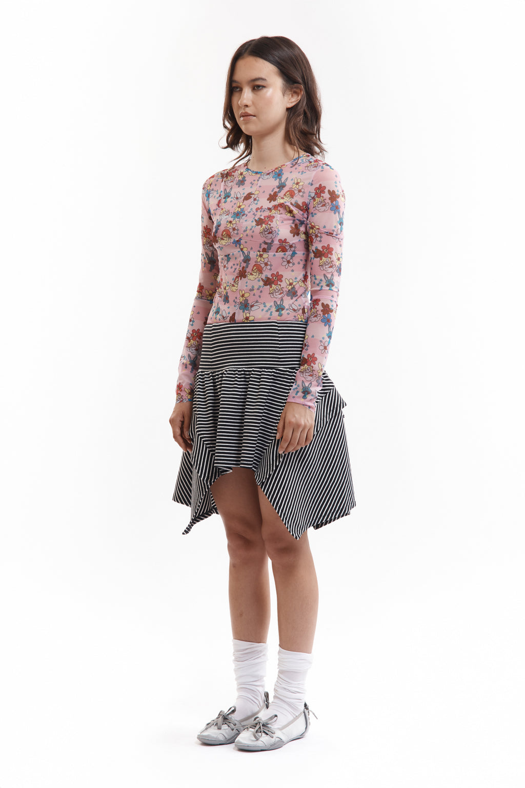 PAM AW26 JUNO MESH HOLIDAY LS TOP