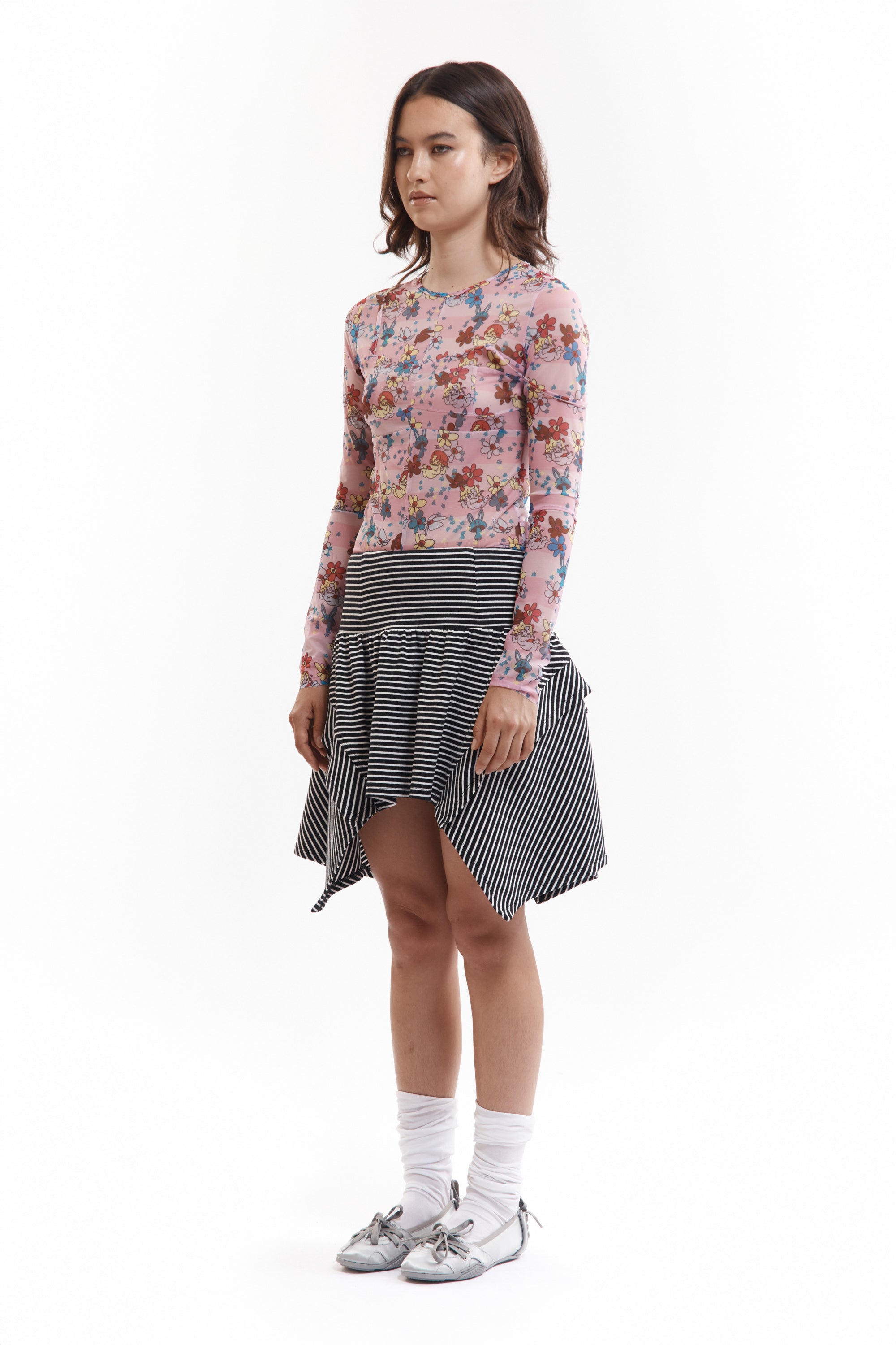 PAM AW26 JUNO MESH HOLIDAY LS TOP
