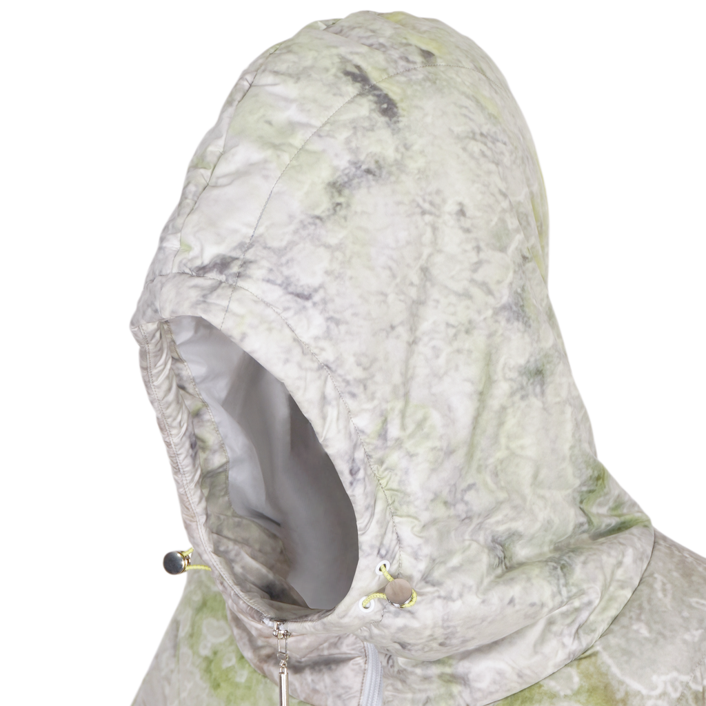 GB MOUTH Nature Camo "霧鷺" Light Down Poncho [Light]