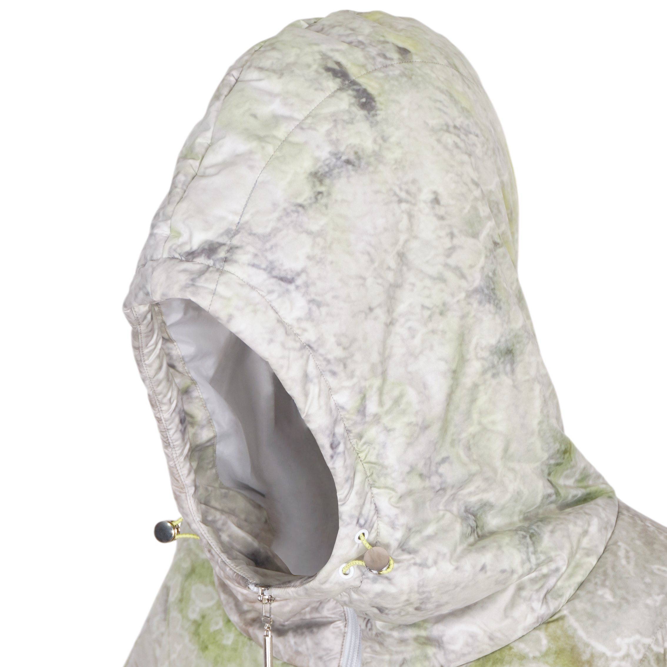 GB MOUTH Nature Camo "霧鷺" Light Down Poncho [Light]