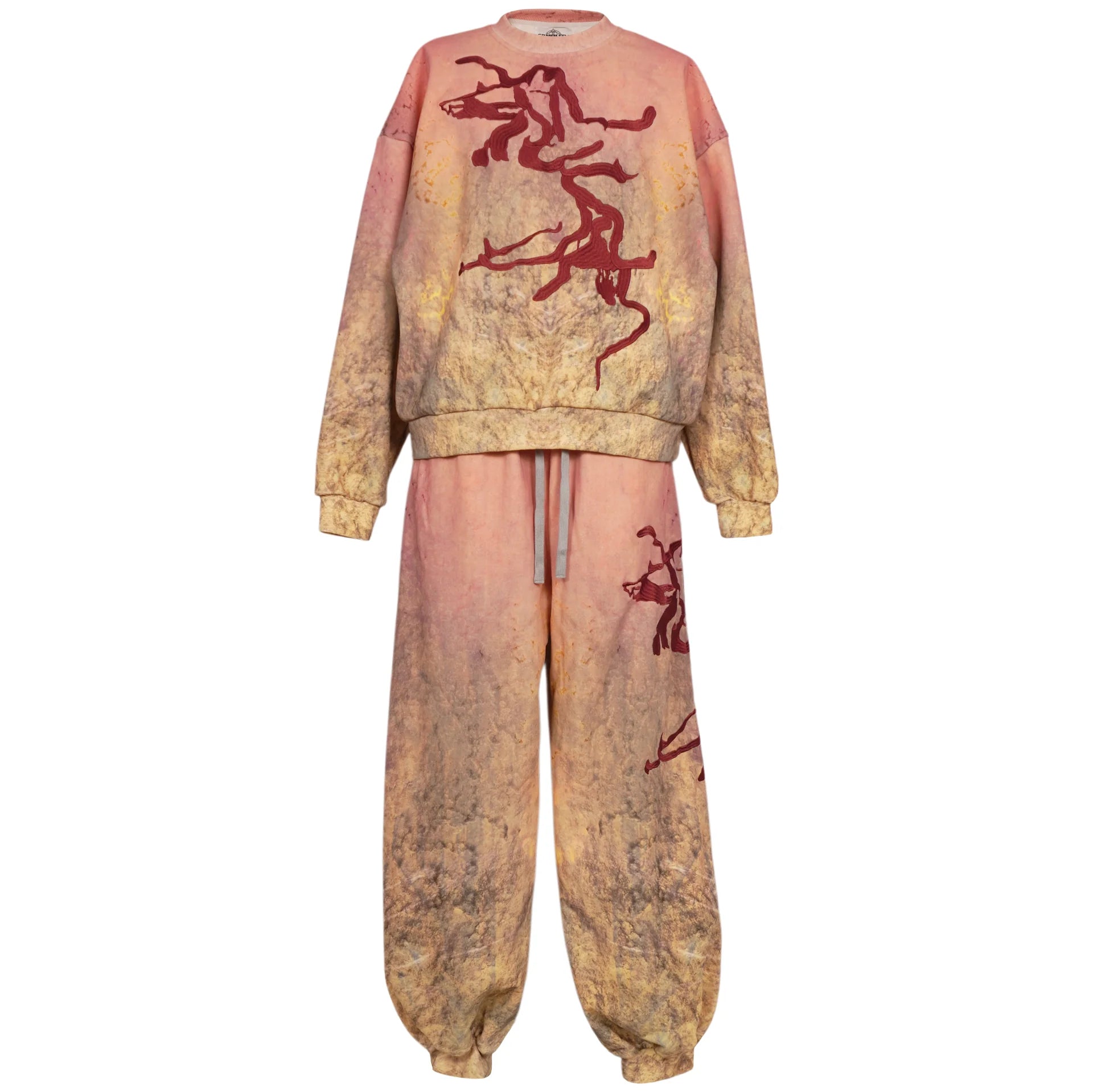 GB MOUTH Nature Camo "霧鷺" Cotton Fleece Sweat Pants