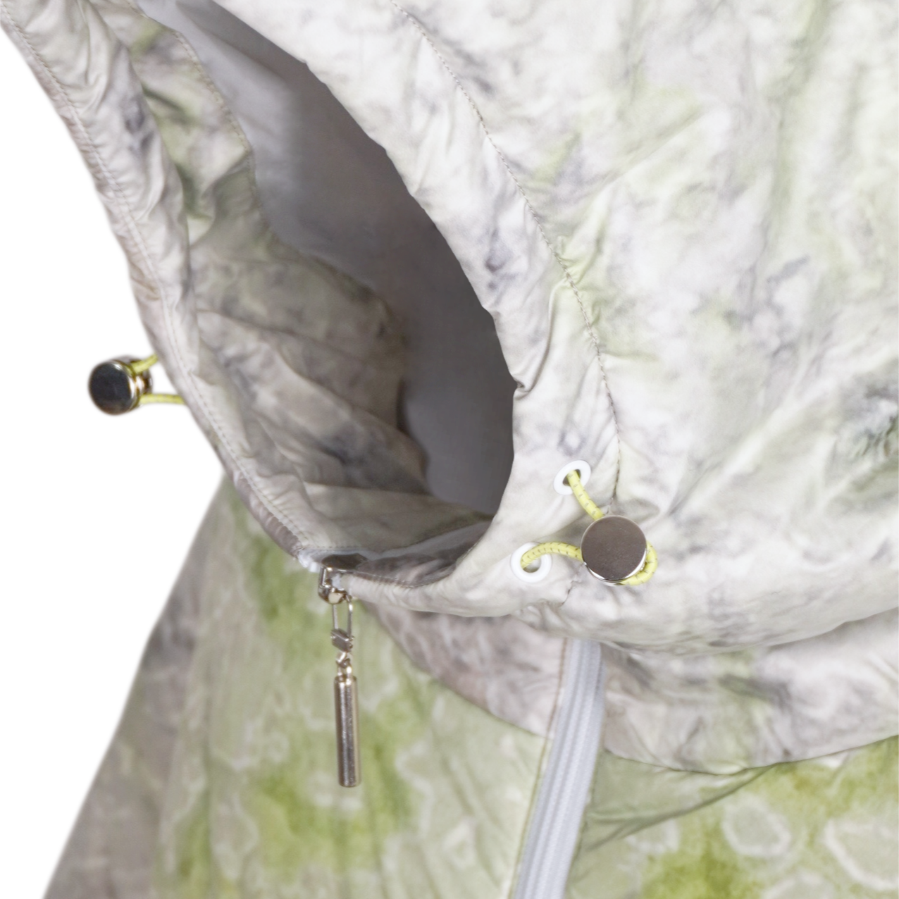 GB MOUTH Nature Camo "霧鷺" Light Down Poncho [Light]