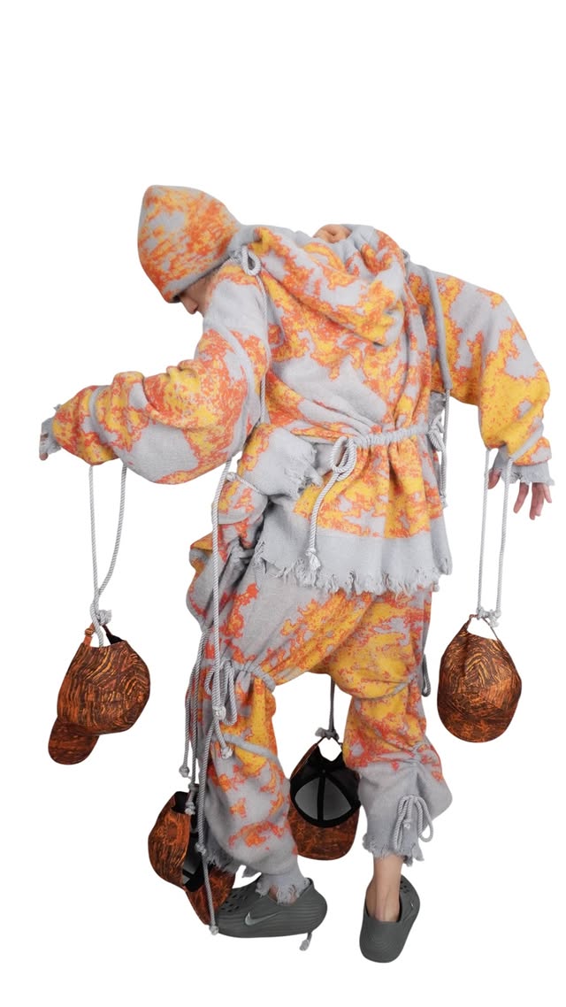 GB MOUTH Pulse Mohair Knit Hoodie