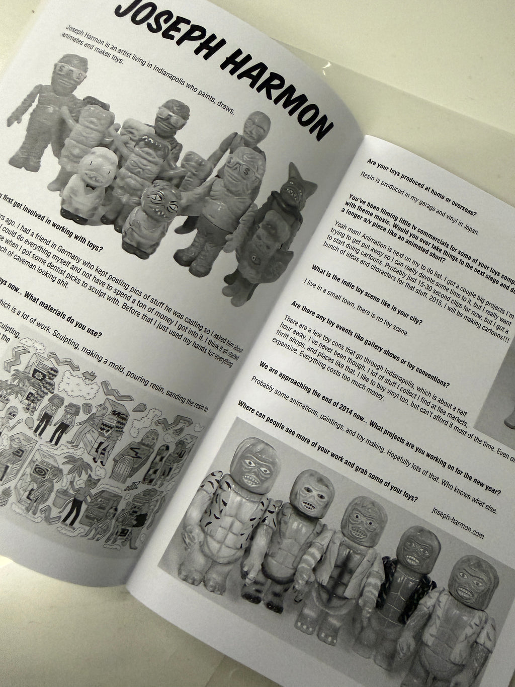 Bad Teeth Comics - Bagged With Header Underground Toy Zine Issue #1 2014