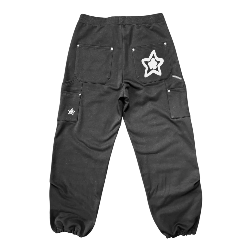 STAR TEAM Leopard Sweatpants [Black]