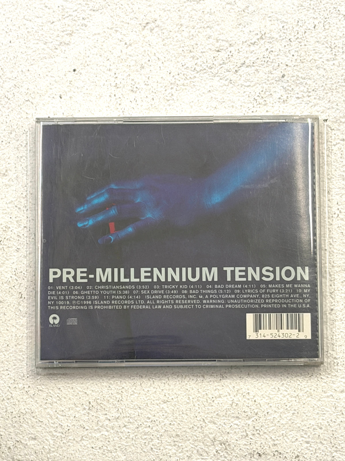 Tricky Pre-Millennium Tension CD