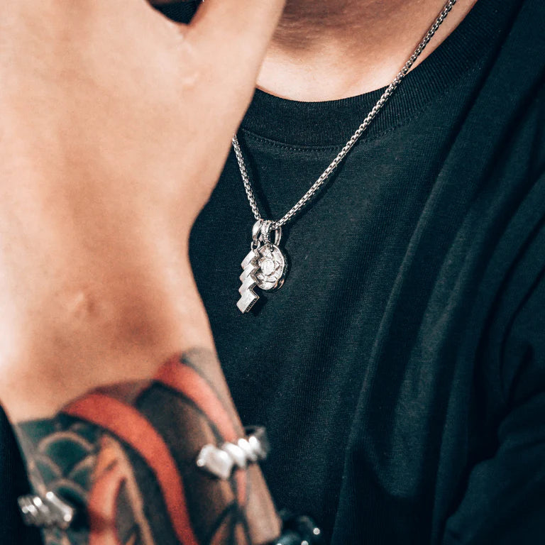 Tachibana Co. Silver Tachibana Kamon Amulet