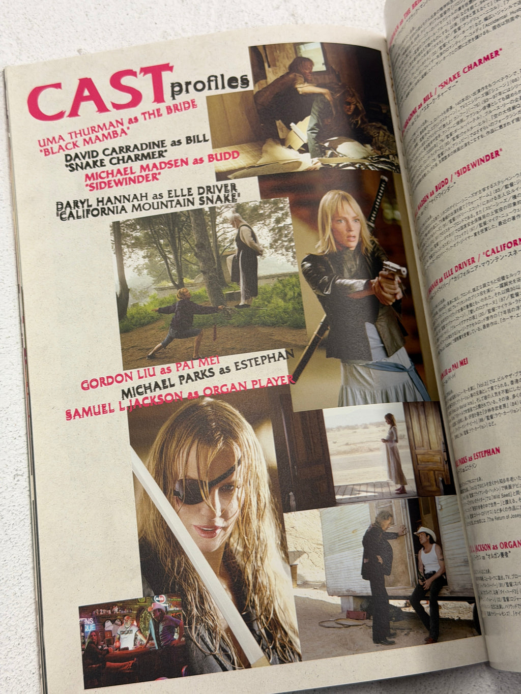 Kill Bill Vol. 2 Japanese Movie Program Booklet - "Kill is Love" Edition (2004)