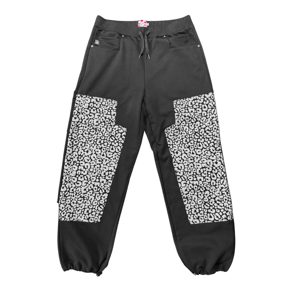 STAR TEAM Leopard Sweatpants [Black]