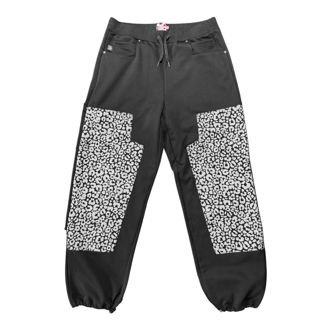 STAR TEAM Leopard Sweatpants [Black]
