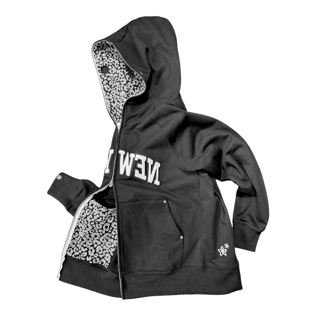 STAR TEAM New York Full Zip Hoodie [Black]
