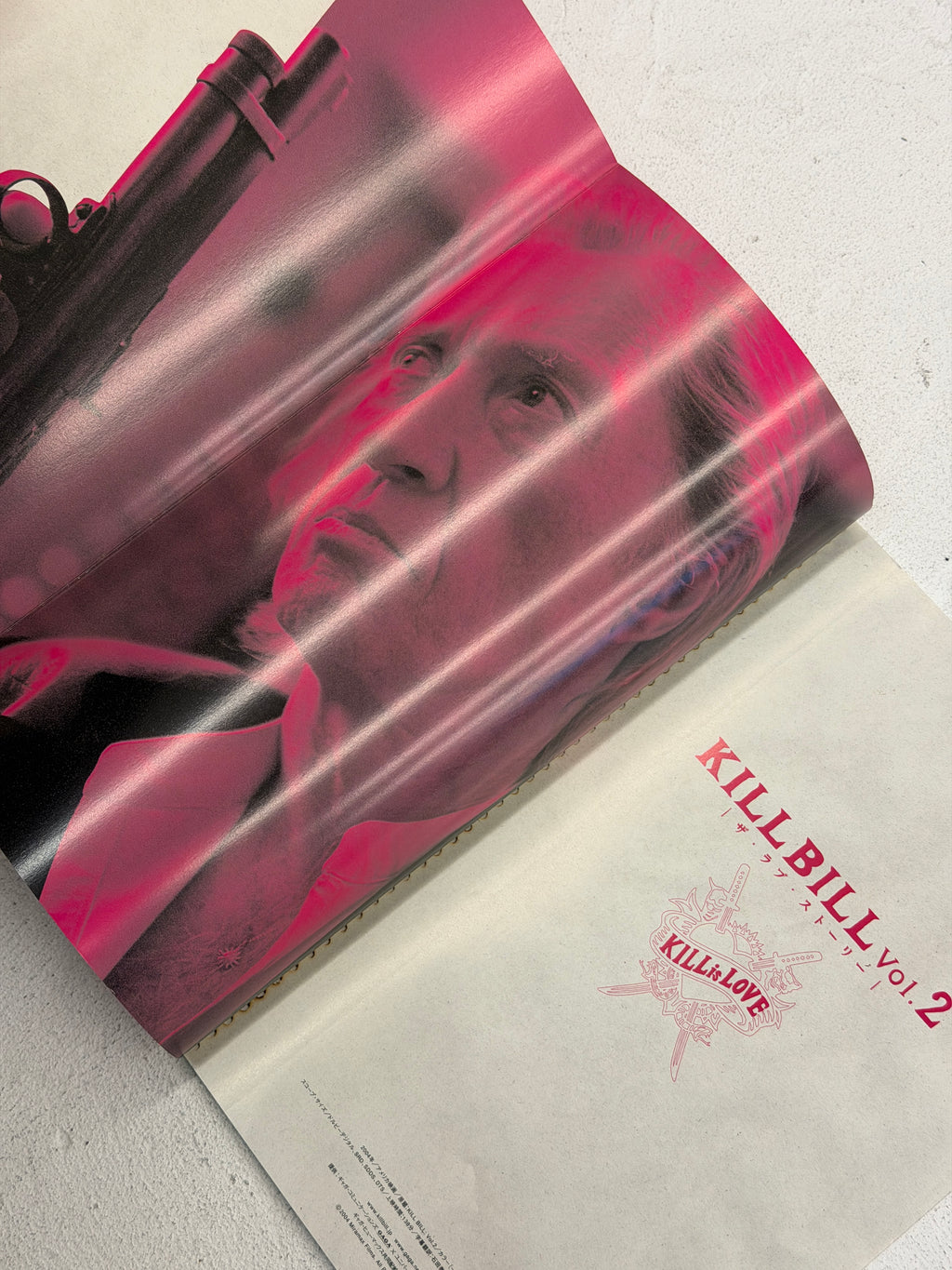 Kill Bill Vol. 2 Japanese Movie Program Booklet - "Kill is Love" Edition (2004)