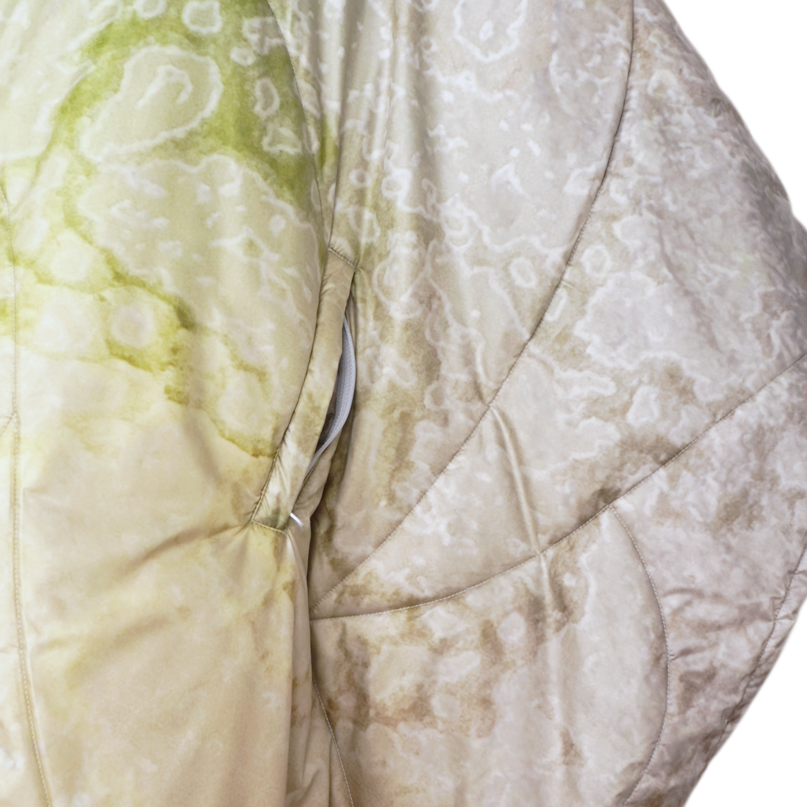 GB MOUTH Nature Camo "霧鷺" Light Down Poncho [Light]