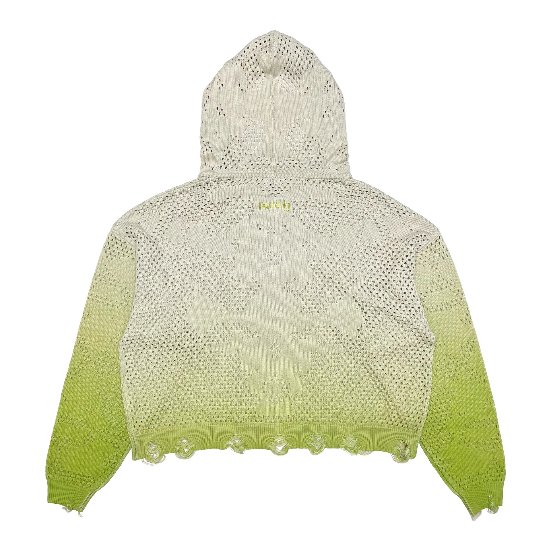 GB MOUTH "蘚" Moss Mesh Hoodie