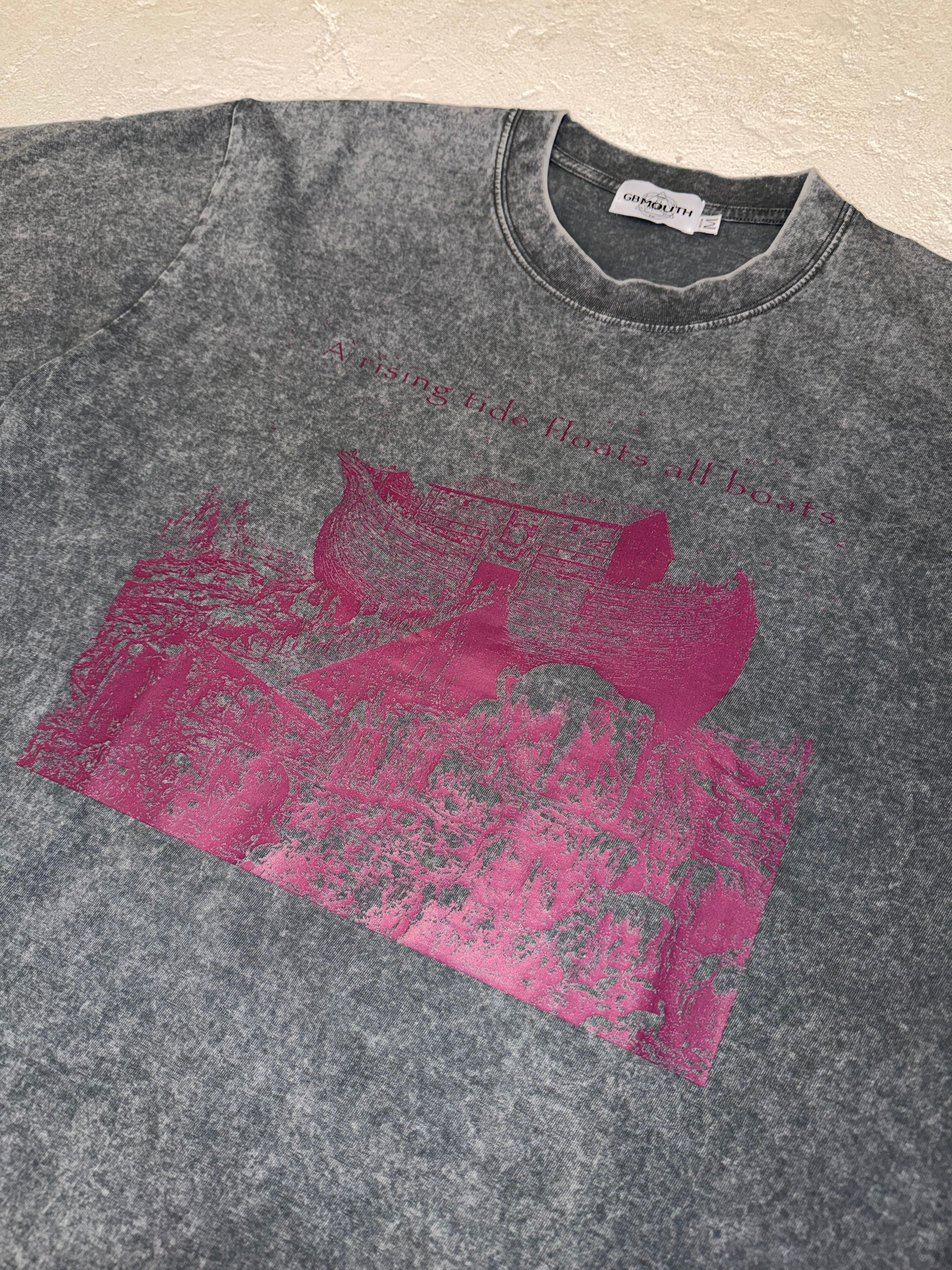 GB MOUTH "Noah's Ark" Washed T-Shirt