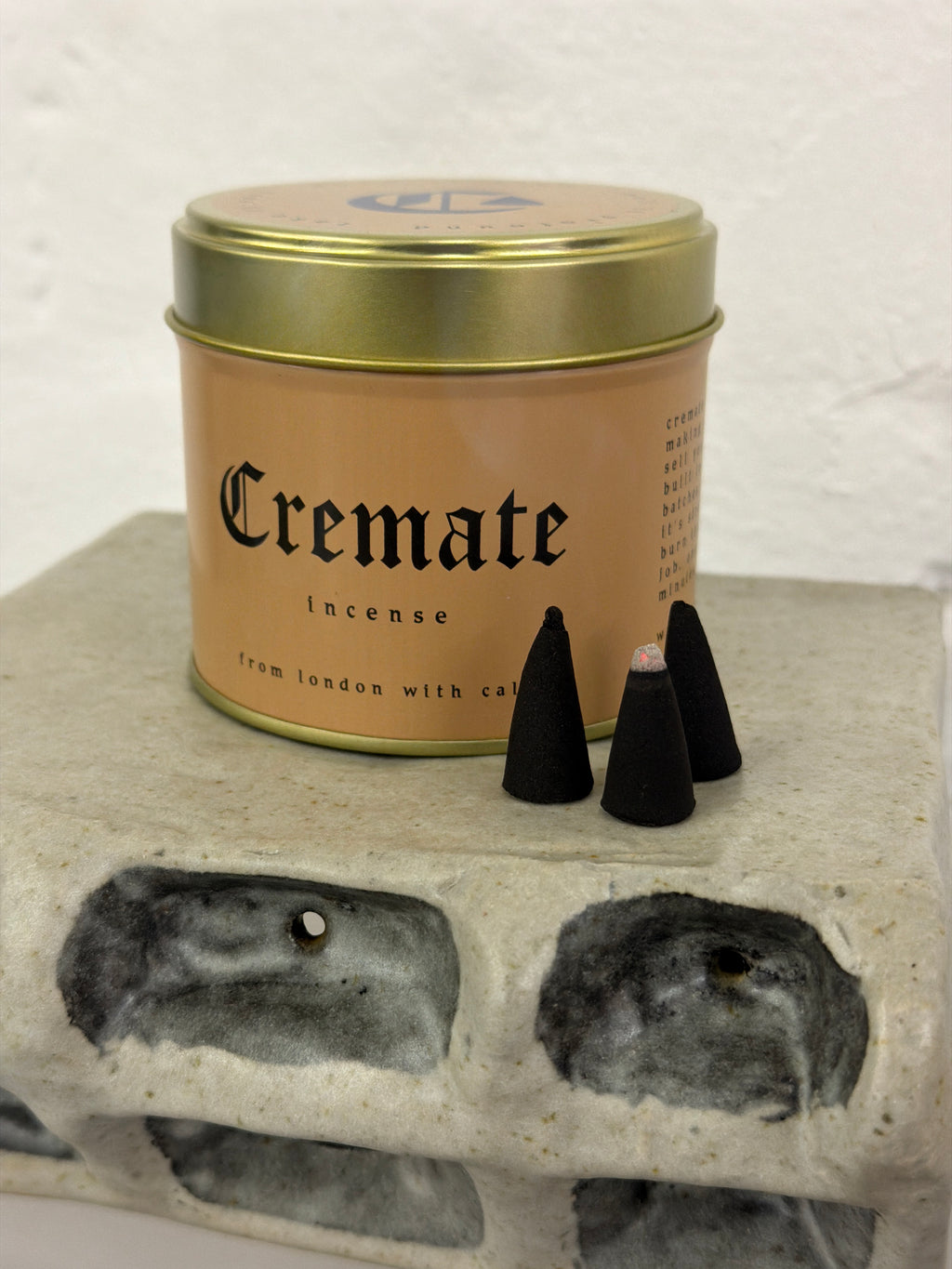 Cremate London Lovers Rock Incense Tin 30pcs