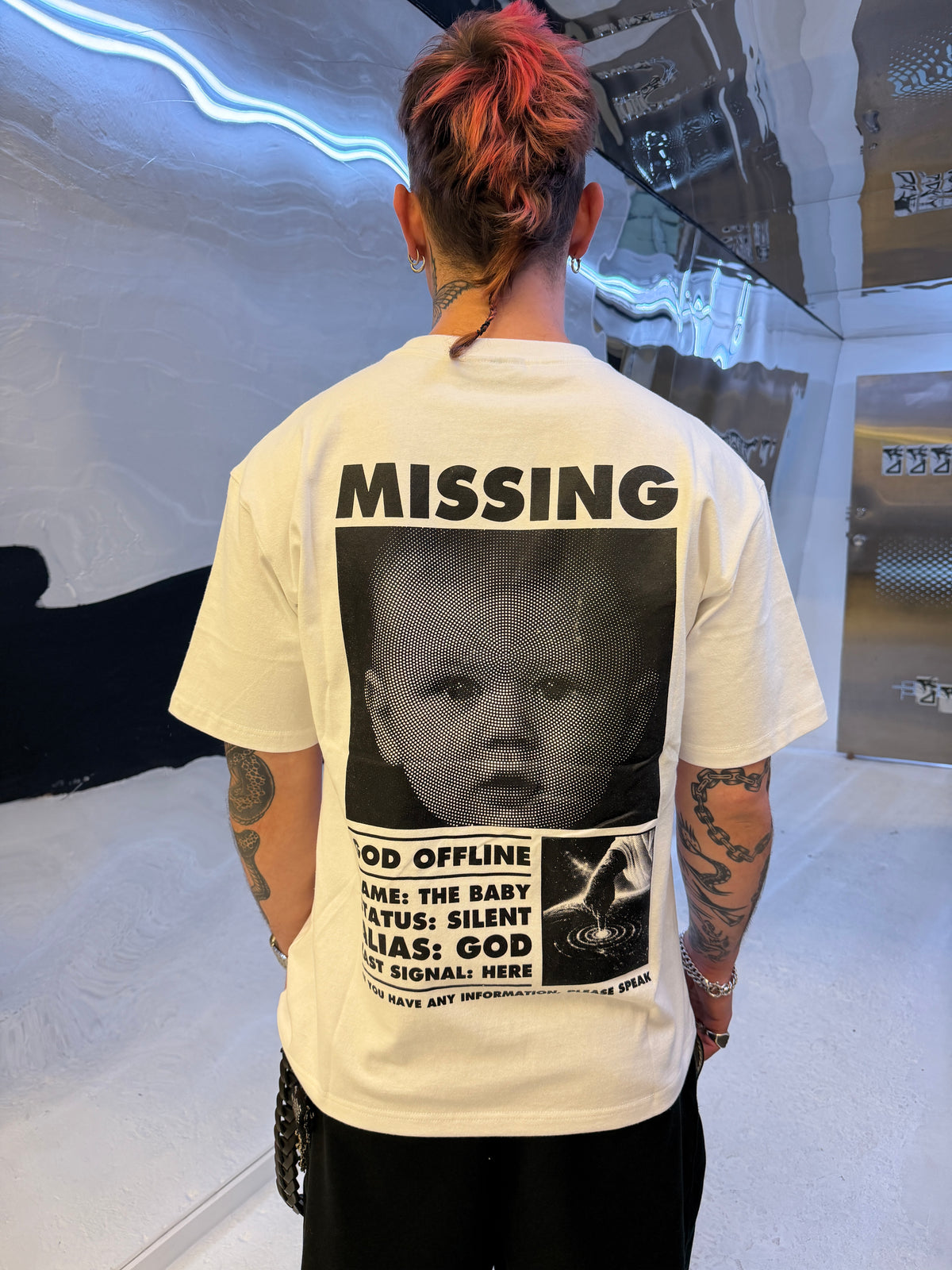 NISHIMOTO IS THE MOUTH S/S TEE NIM-H11 WHITE
