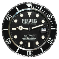 PLEASURES Anytime Clock [Black]