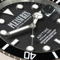 PLEASURES Anytime Clock [Black]