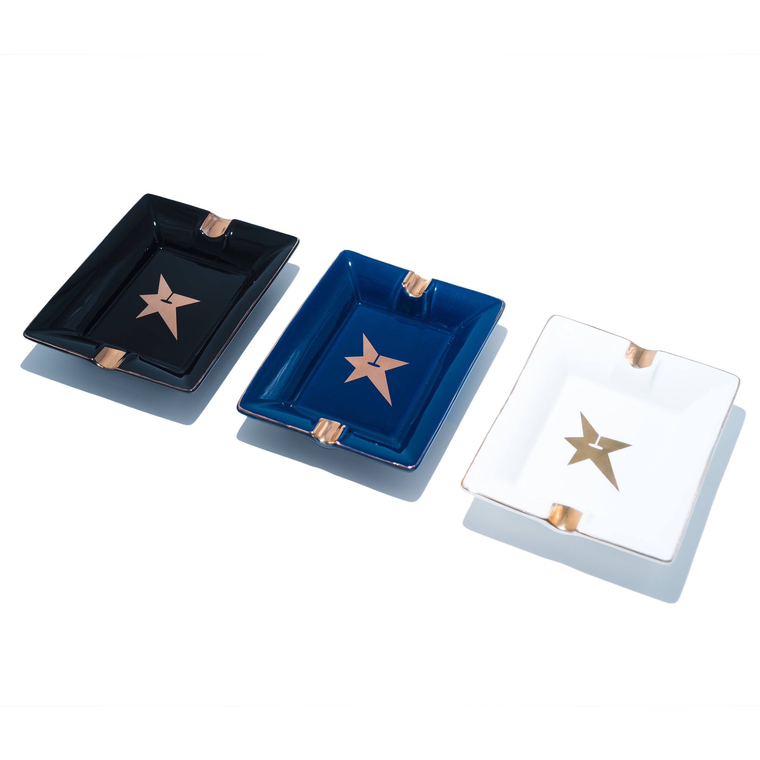 CARPET C-Star Ceramic Ash Tray [Black]