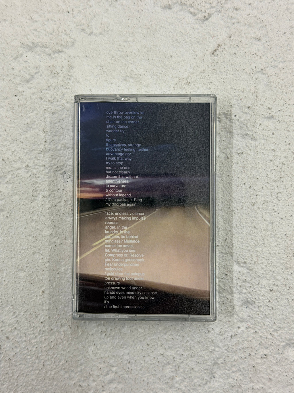 Spontaneous Overthrow (Incompletist Collection) by Hryce Backford Cassette Tape