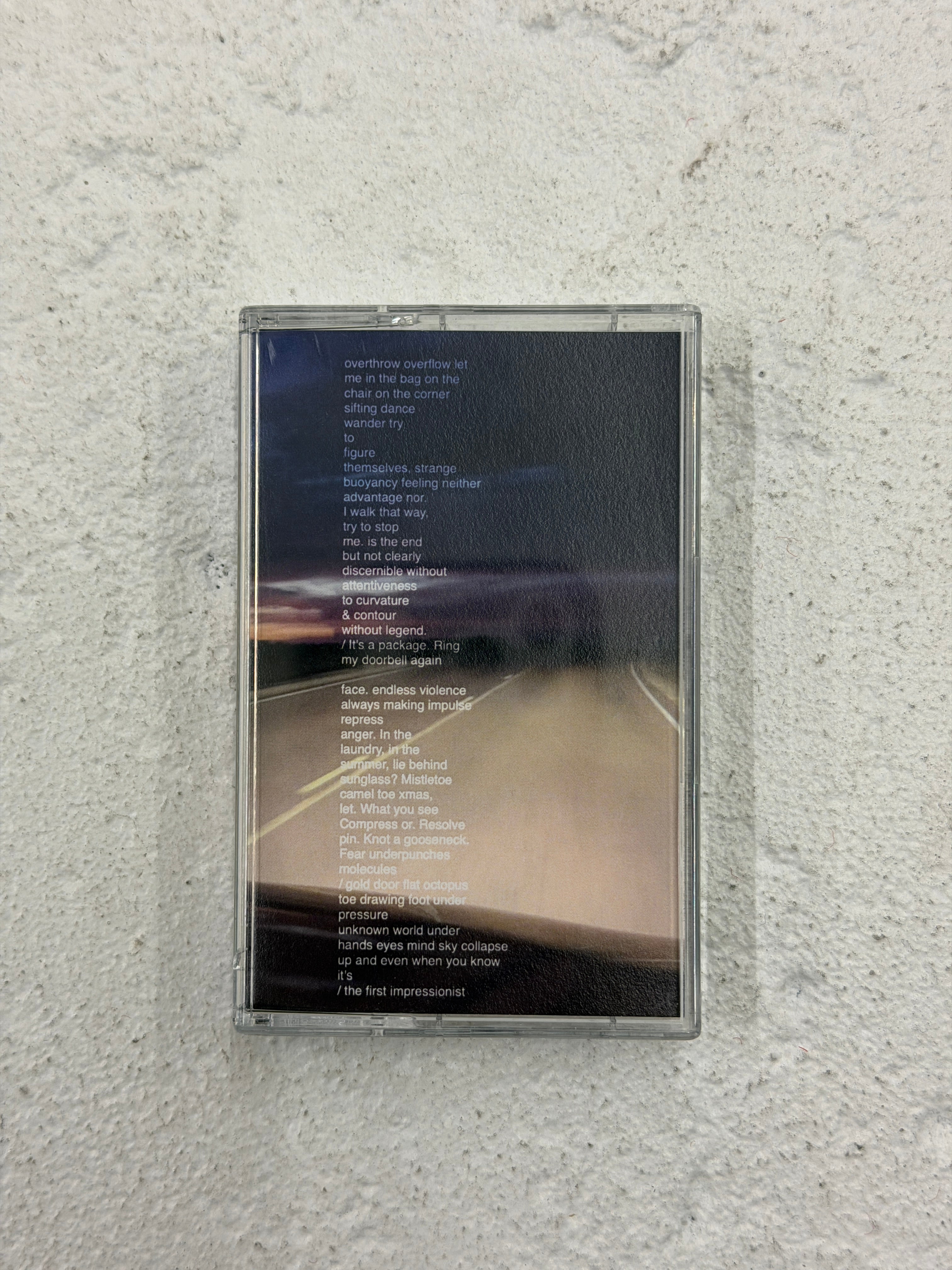 Spontaneous Overthrow (Incompletist Collection) by Hryce Backford Cassette Tape
