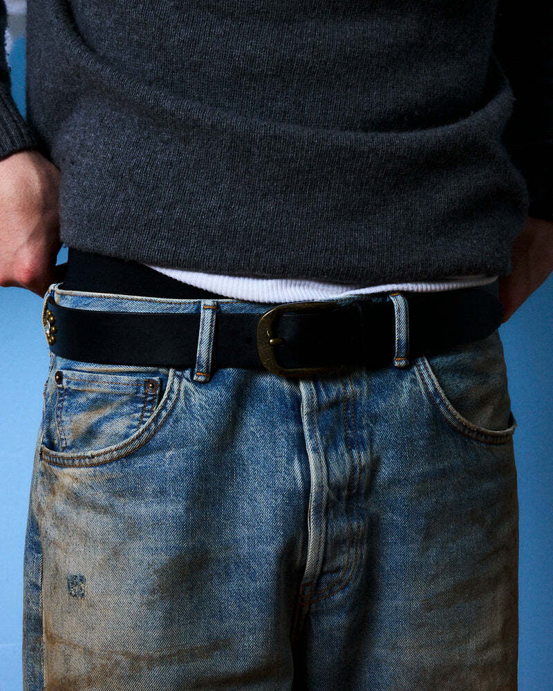 Pleasures Leather Studded Belt