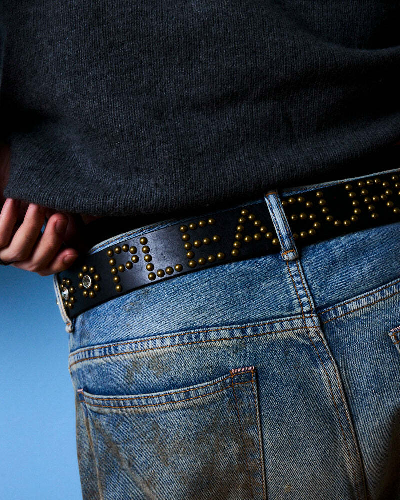 Pleasures Leather Studded Belt