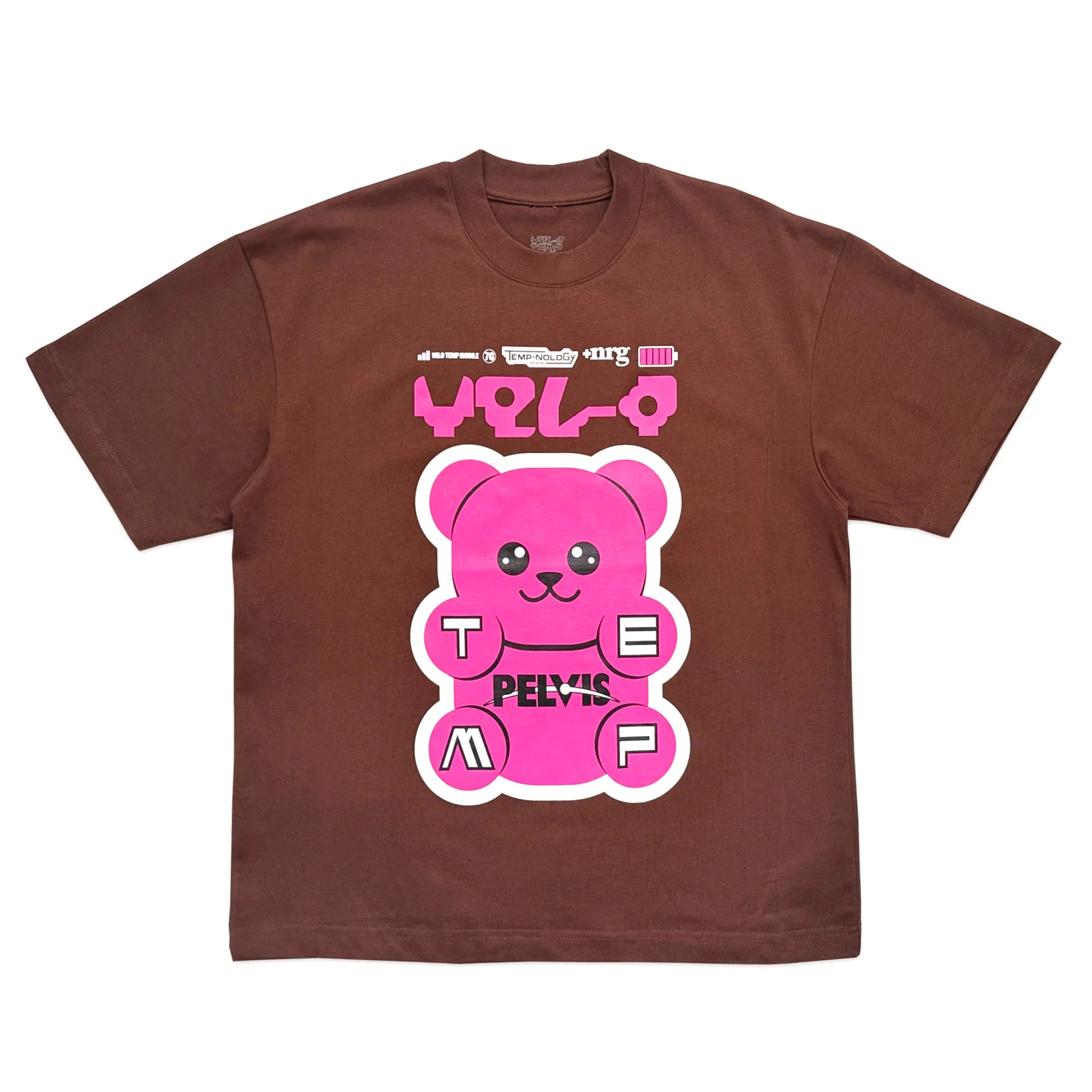 PELVIS x Velo Temp Gummy Pals Tee [Brown]
