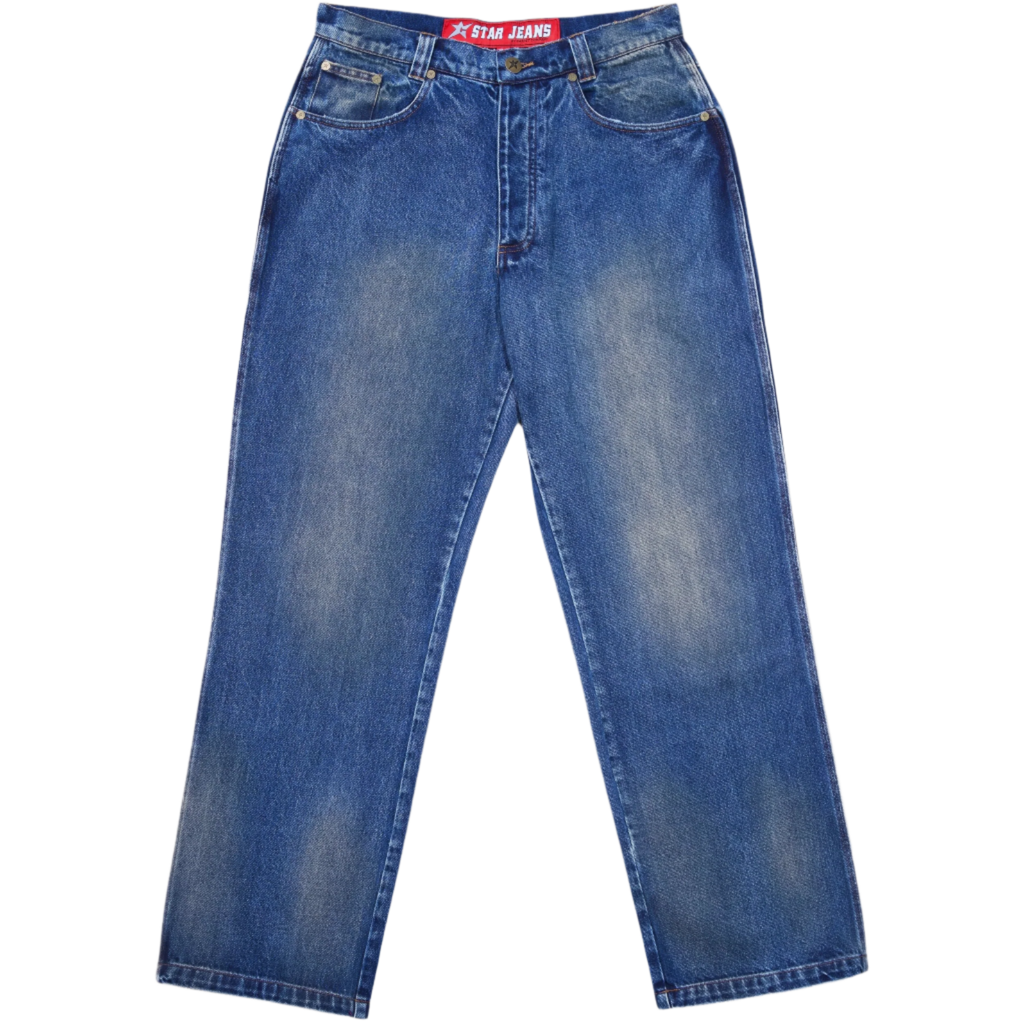 Carpet C-Star Jeans [Washed Blue]