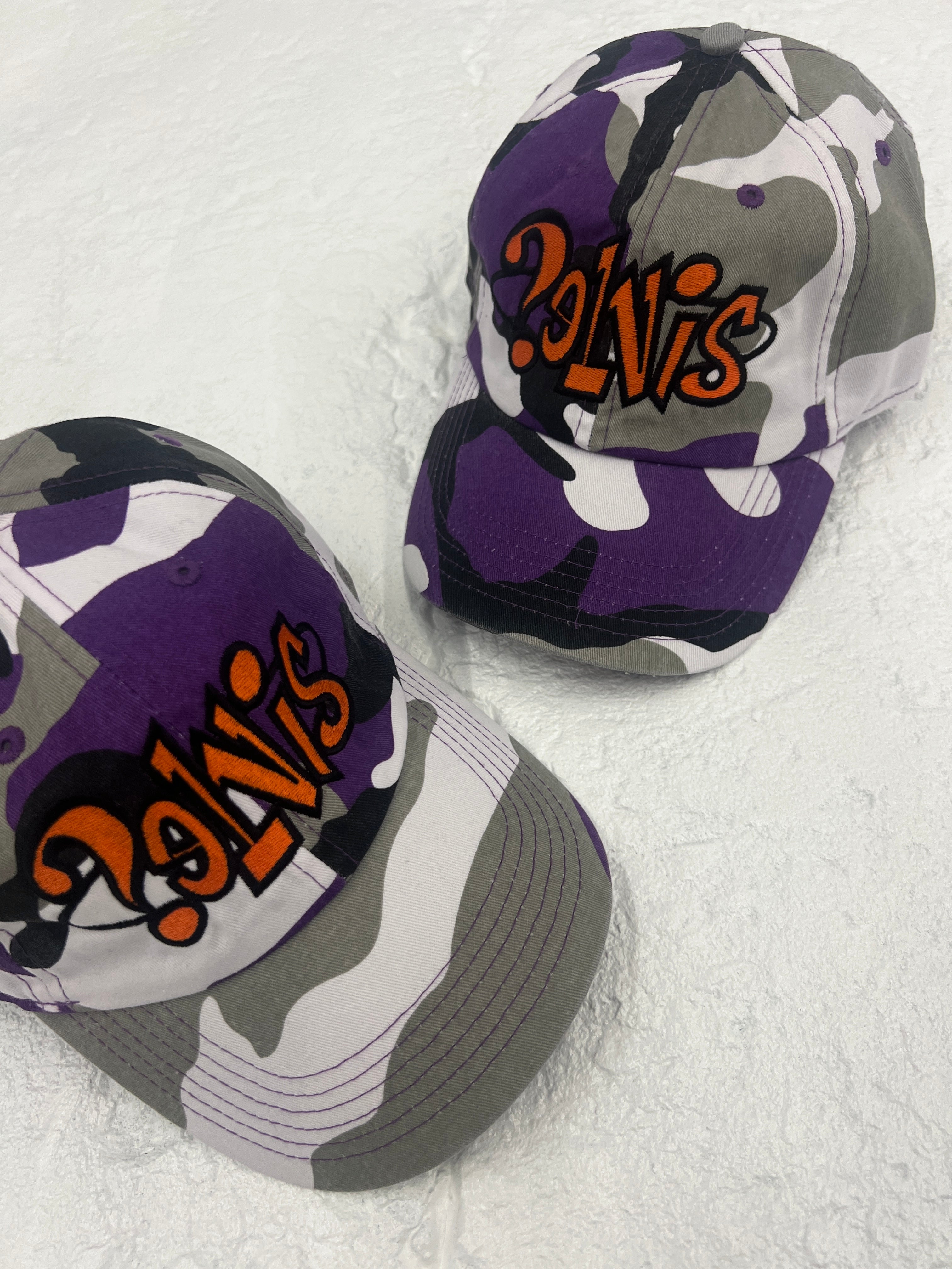 PELVIS Ovalo 6 Panel Cap [Purple Camo]